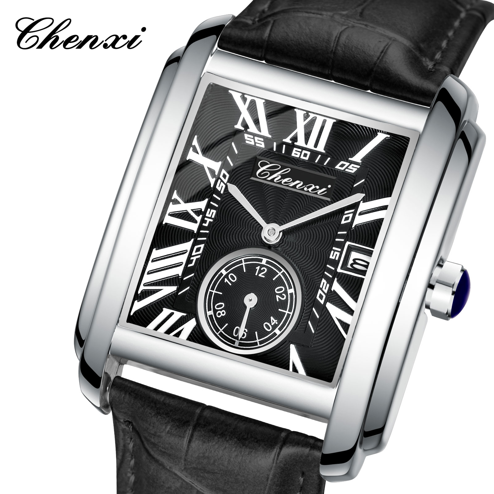 Leather Watch Band Men - Chenxi 8216 nueva moda niño clásico