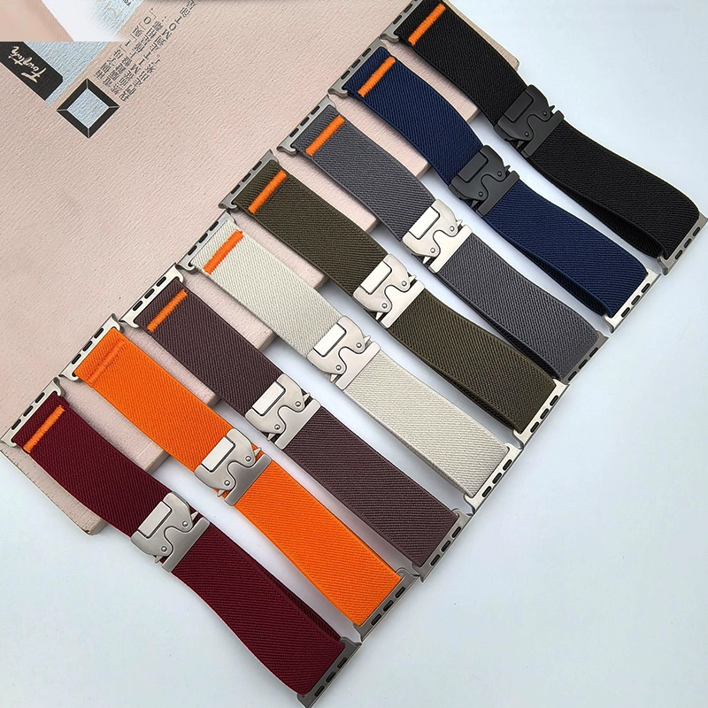 Parachute Strap Elastic - Correa de nailon para Apple Watch