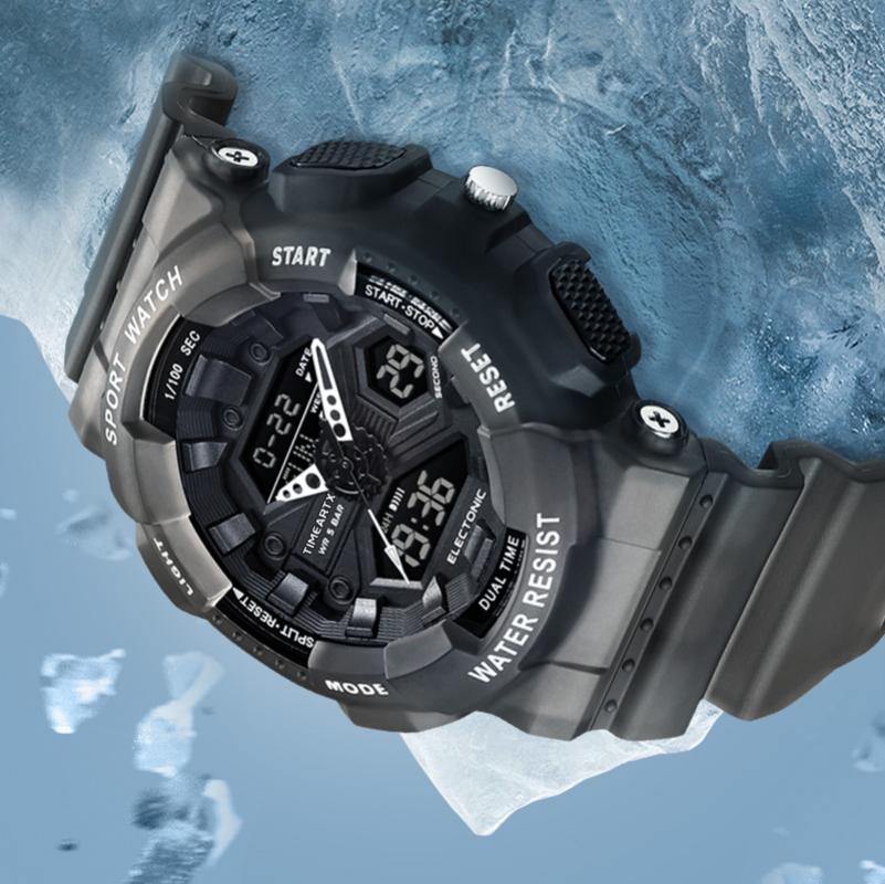 Rubber Strap Diver - Reloj TIMEARTX para hombre, reloj de