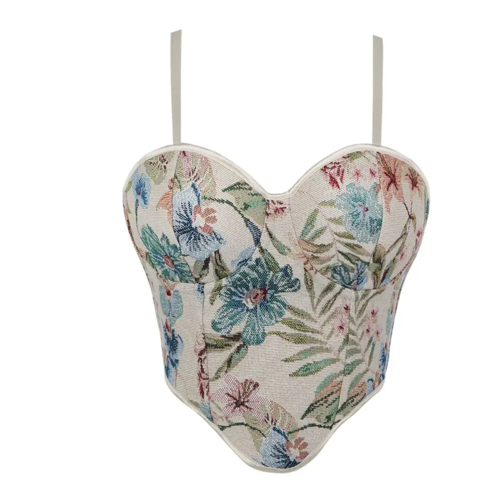 Tropic Strap Vintage - Corsé vintage con tirantes finos y