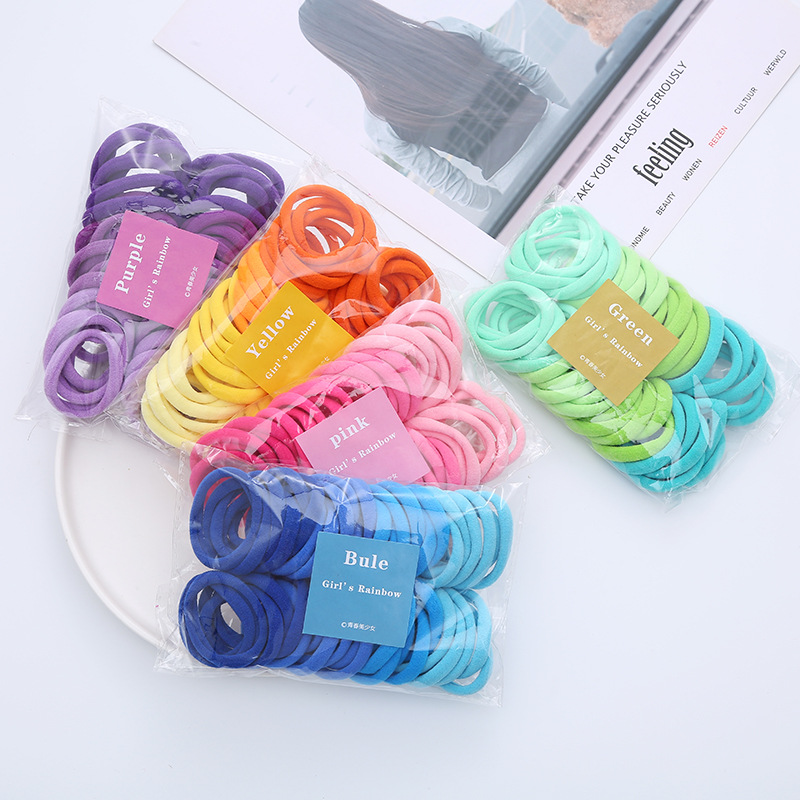 Silicone Band Women - 50 unids/set mujeres niñas bandas básicas