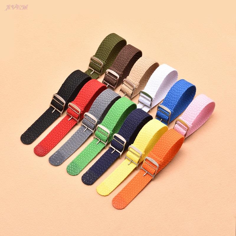 Perlon Strap Woven - Correa de reloj deportiva de lona,