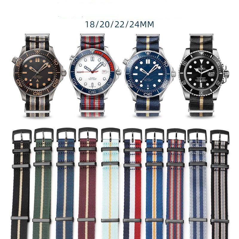 Nato Strap Nylon - Correa de nailon superior para reloj