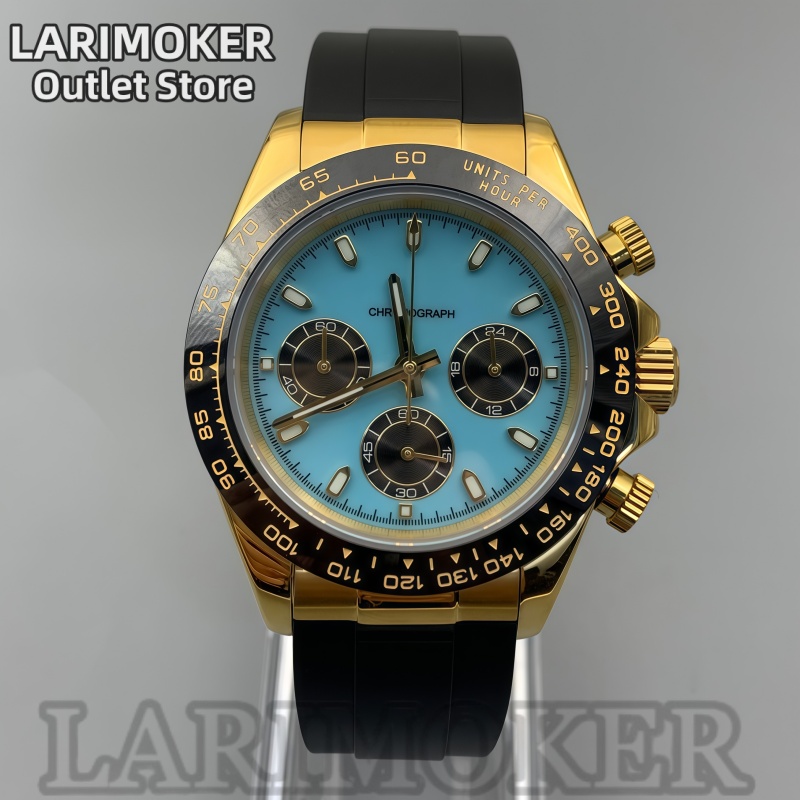 Rubber Strap Diver - Reloj deportivo LARIMOKER de 39mm para