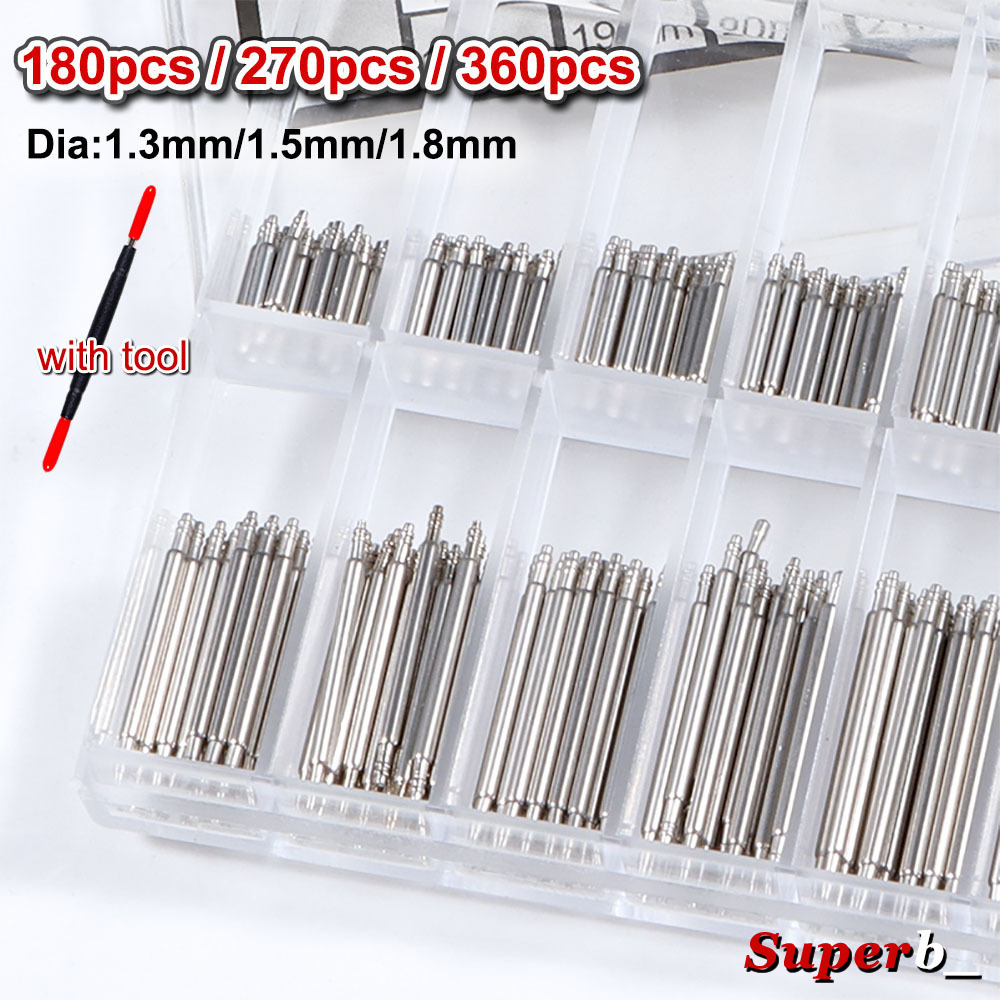 Spring Bar Tool Set - 360 Piezas de Barras de Resorte