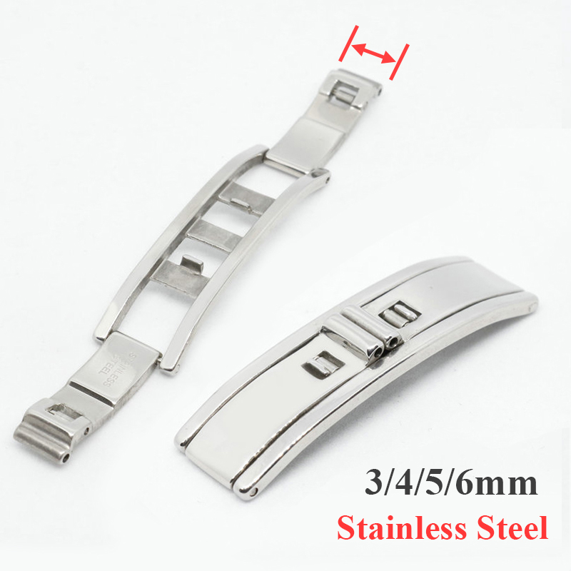 Butterfly Clasp Deployant - Hebilla de reloj de mariposa, 3mm,