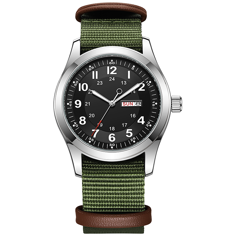Canvas Strap Watch - Reloj de Hombre 2026 de 42