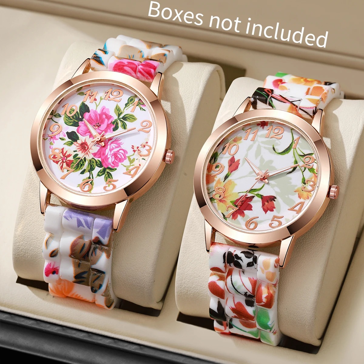 Silicone Band Women - 2 uds. Relojes de mujer con