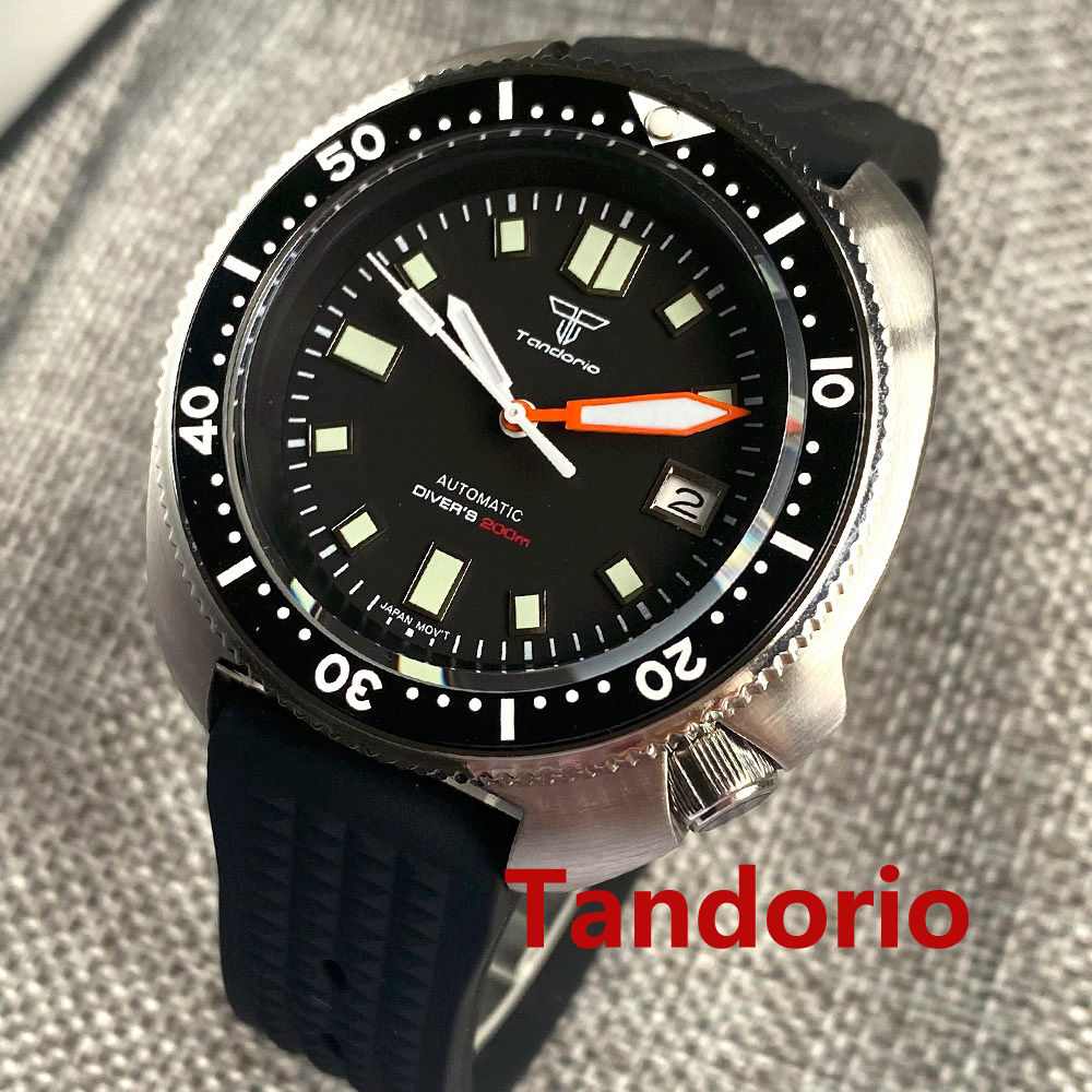 Rubber Strap Diver - Reloj Tandorio de 44 mm para