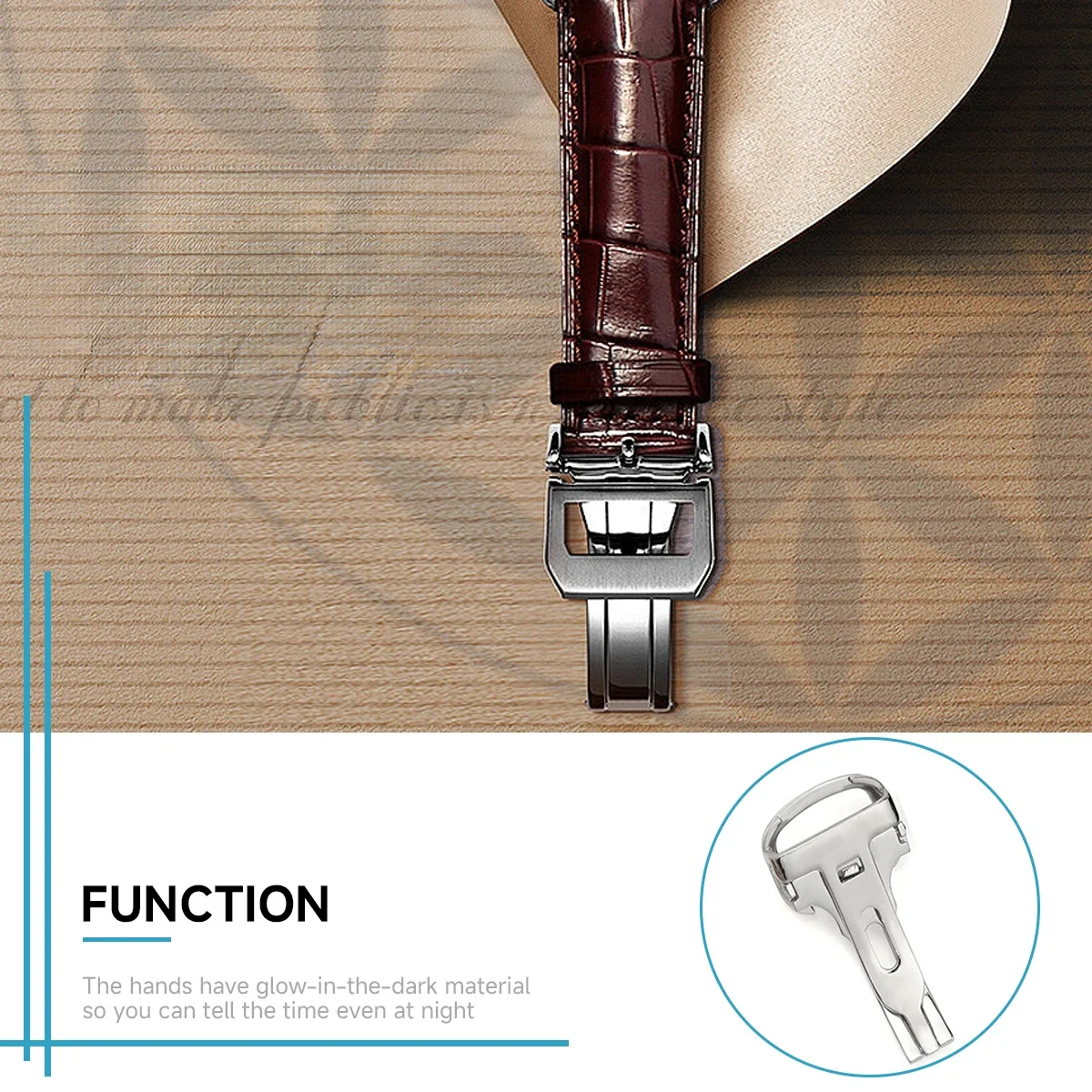 Hebilla de Reloj de Acero Inox - Butterfly Clasp Deployant reseña y precio