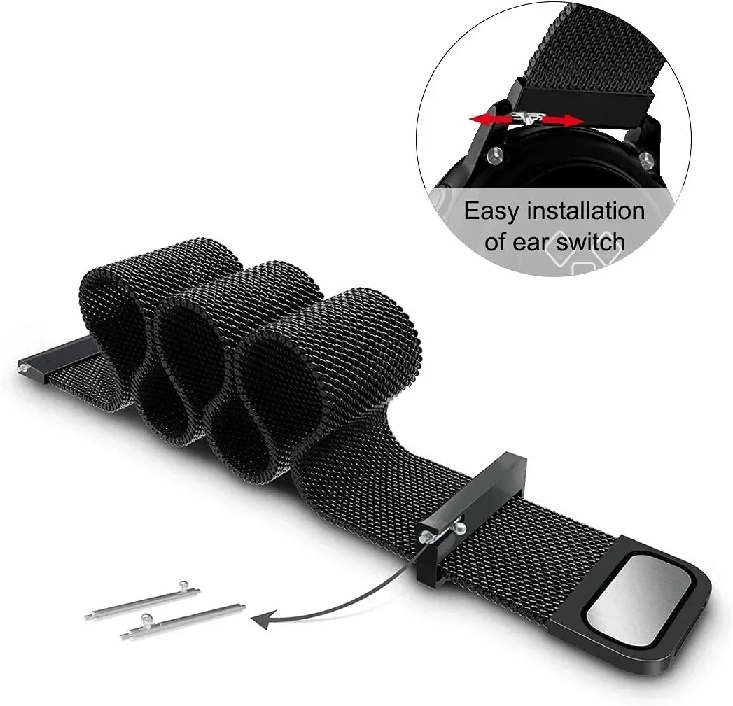Bucle de malla de 22mm y 20mm  - Milanese Loop Magnetic reseña y precio