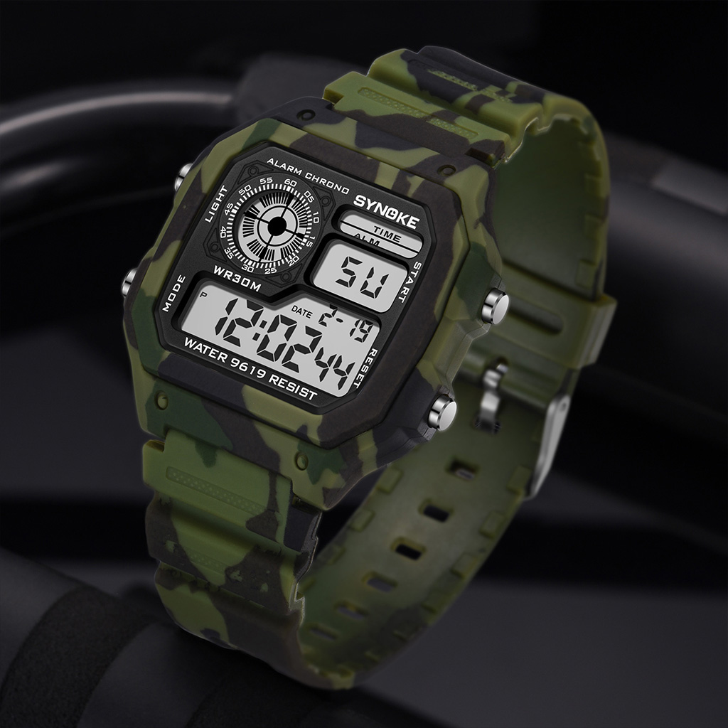 Reloj Digital militar Synoke p - Canvas Strap Watch reseña y precio