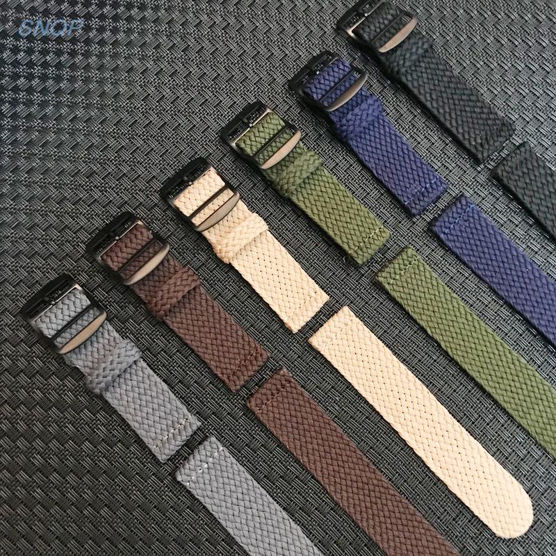 20mm 22mm negro azul marino co - Perlon Strap Woven reseña y precio
