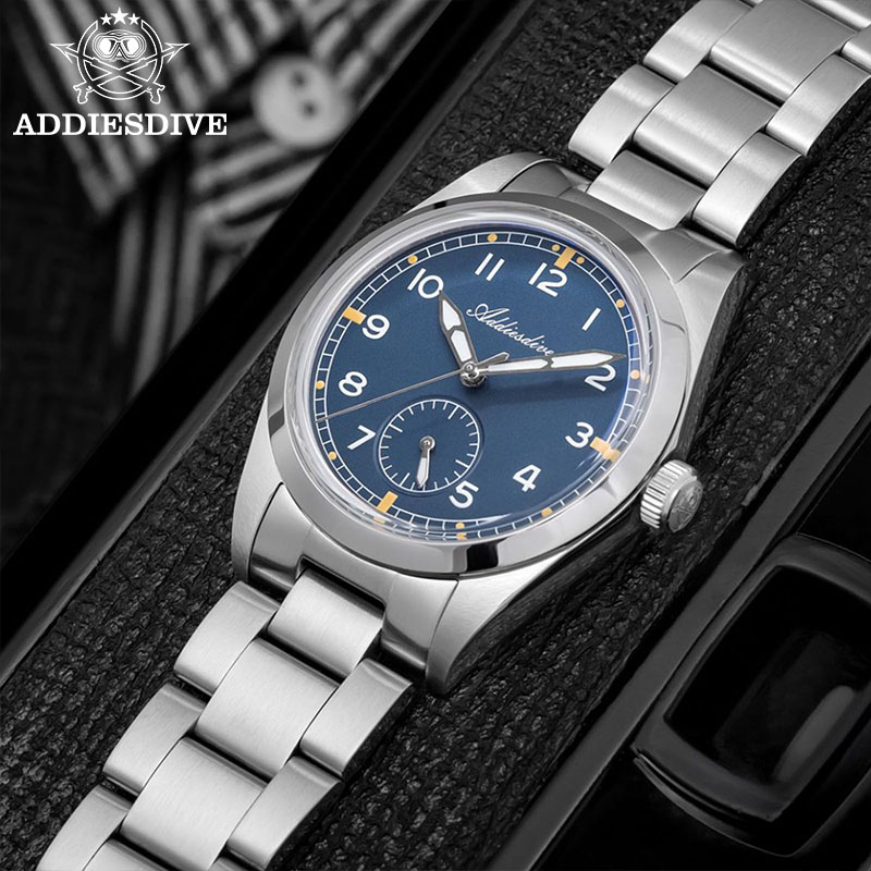 ADDIESDIVE-Reloj de cuarzo par - Stainless Bracelet Diver reseña y precio