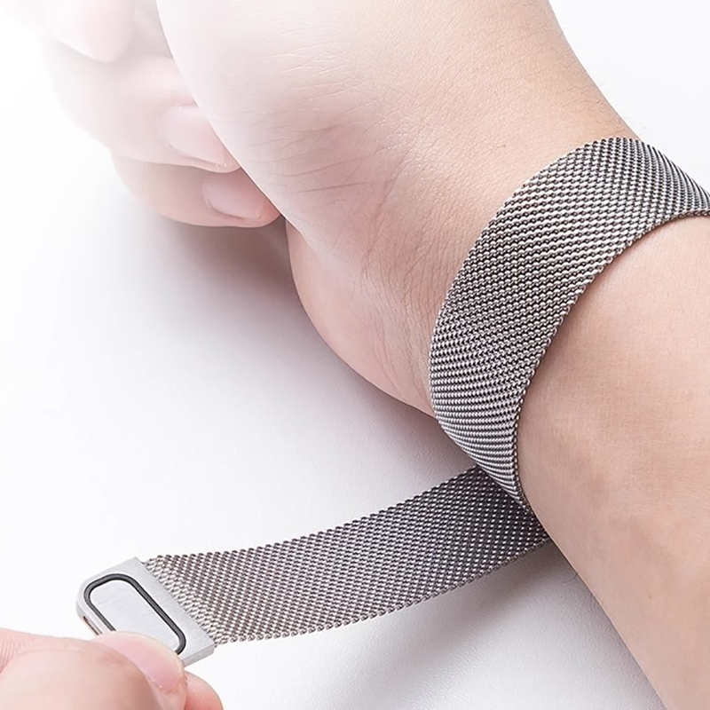 Correa de acero con imán milan - Milanese Loop Magnetic reseña y precio