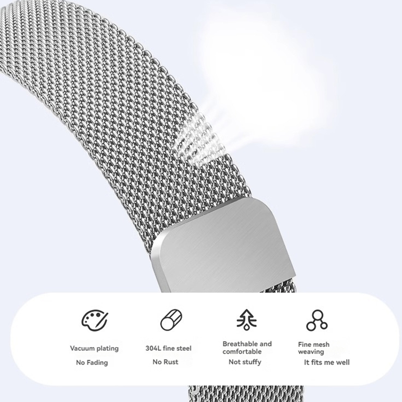 Correa de acero con imán milan - Milanese Loop Magnetic reseña y precio