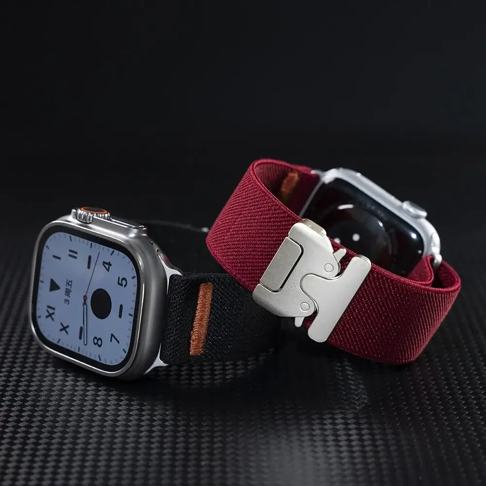 Correa de nailon para Apple Wa - Parachute Strap Elastic reseña y precio