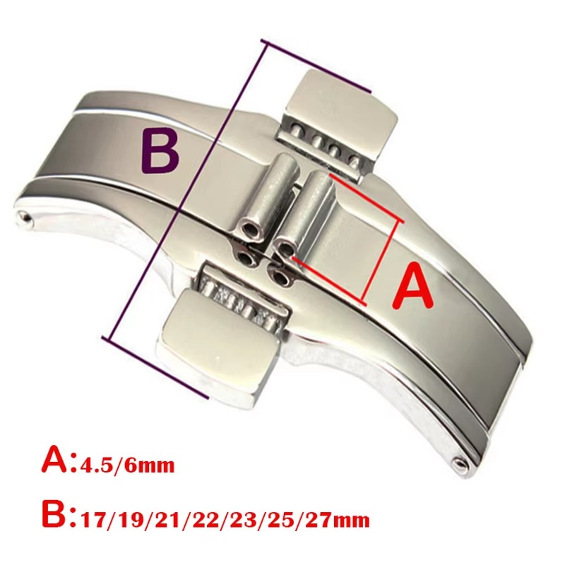 Hebilla de correa de reloj par - Butterfly Clasp Deployant reseña y precio