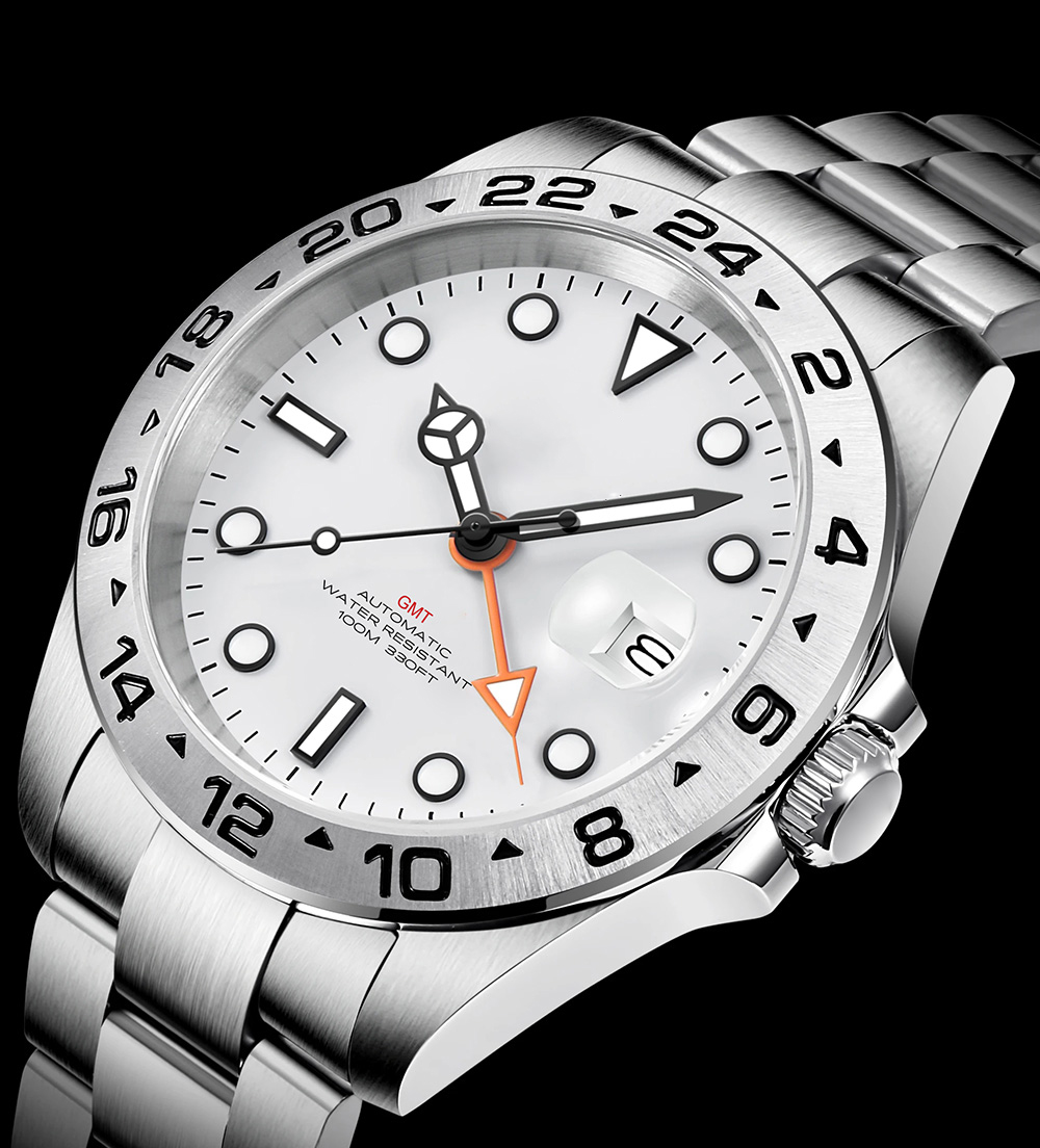 Reloj mecánico automático GMT  - Stainless Bracelet Diver reseña y precio