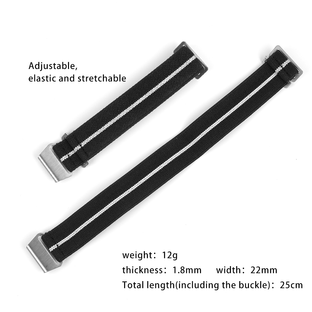 Correa de reloj de nailon de 1 - Parachute Strap Elastic reseña y precio