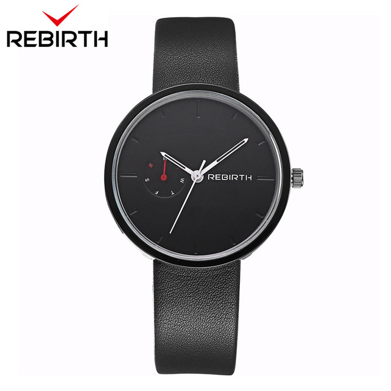 Rebirth-Reloj de pulsera con c - Leather Watch Band Men reseña y precio
