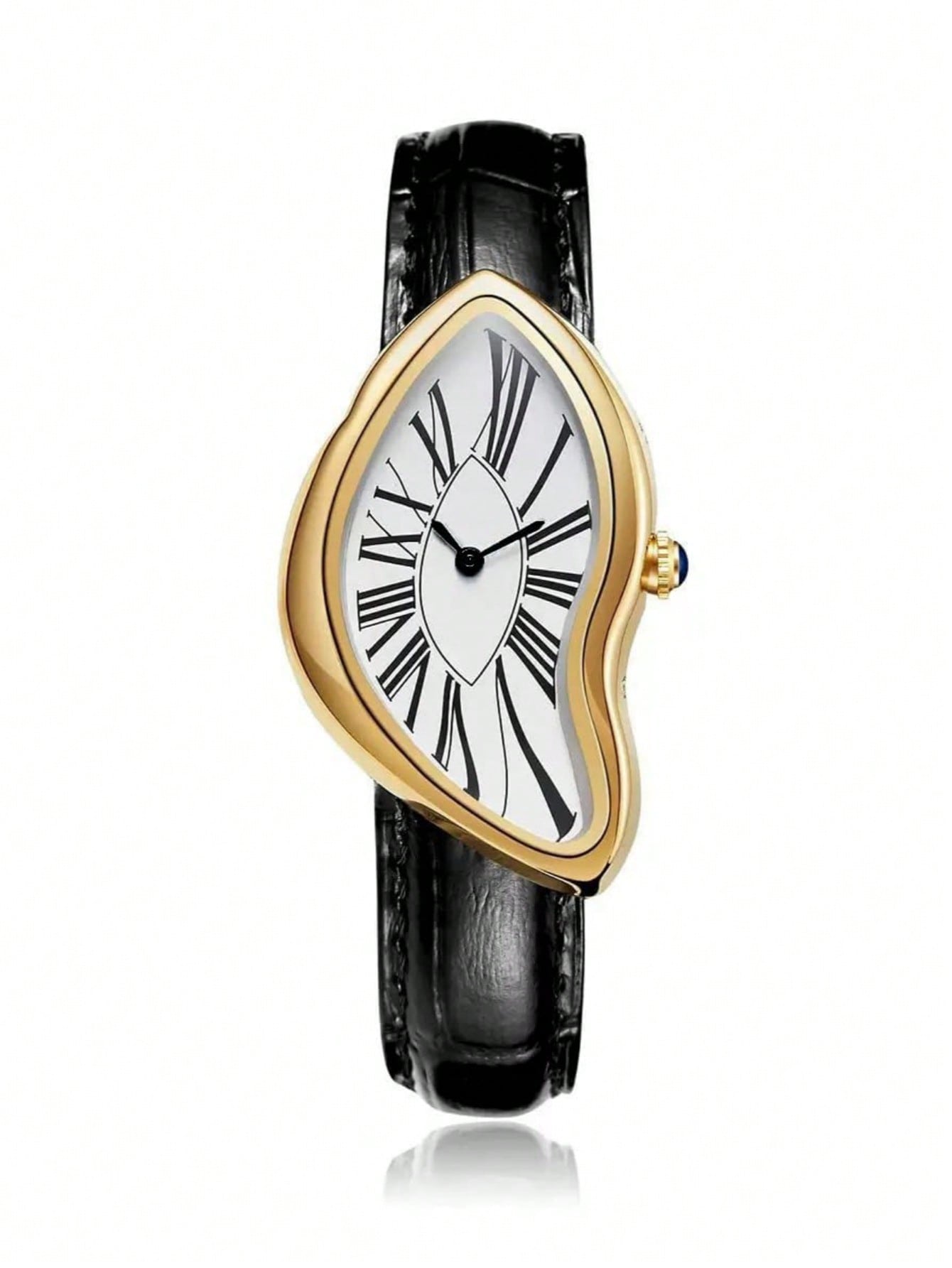 Reloj de Lujo Creative Melt pa - Leather Watch Band Men reseña y precio