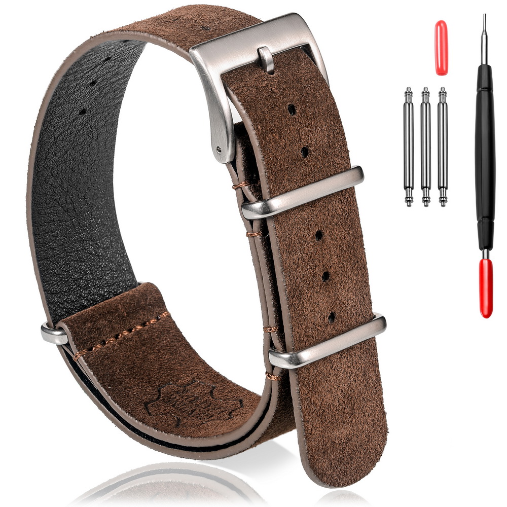 HEMSUT-Correa de reloj de cuer - Tropic Strap Vintage reseña y precio
