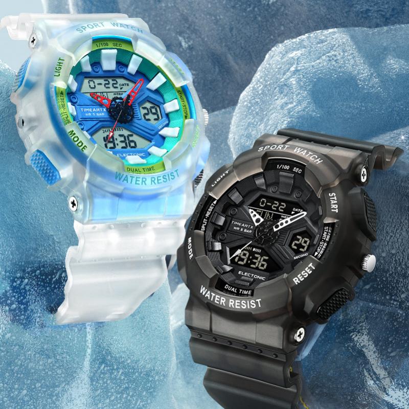 Reloj TIMEARTX para hombre, re - Rubber Strap Diver reseña y precio