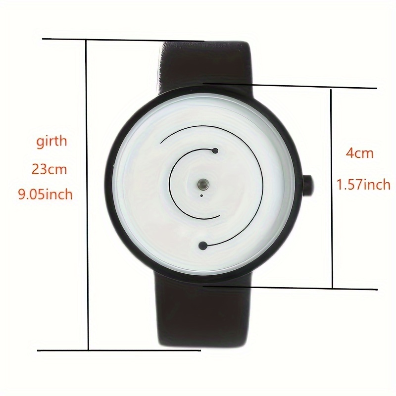 Reloj creativo a la moda para  - Leather Watch Band Men reseña y precio