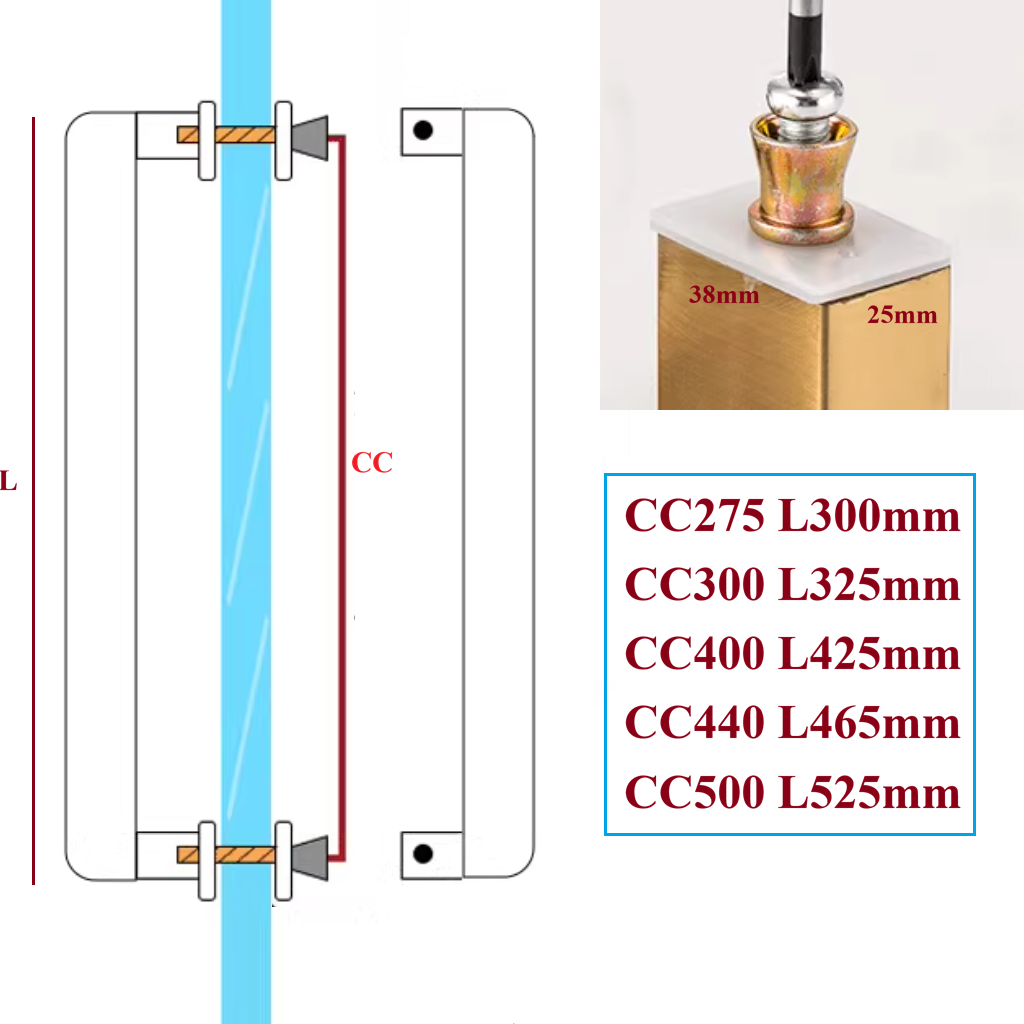 1 Pieza Tirador de Barra para  - Curved Spring Bar reseña y precio