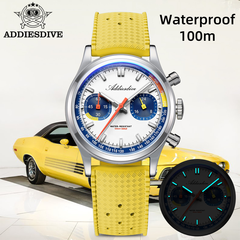 Relojes de pulsera ADDIESDIVE  - Rubber Strap Diver reseña y precio