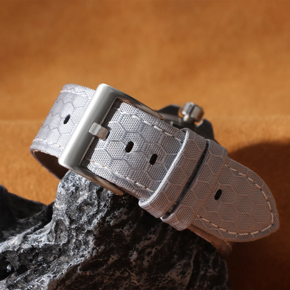 Correa de reloj de lona tejida - Perlon Strap Woven reseña y precio