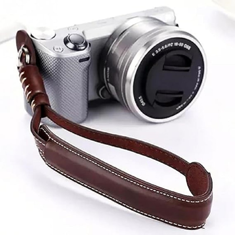 Correa de muñeca para cámara d - Leather Strap Quick Release reseña y precio