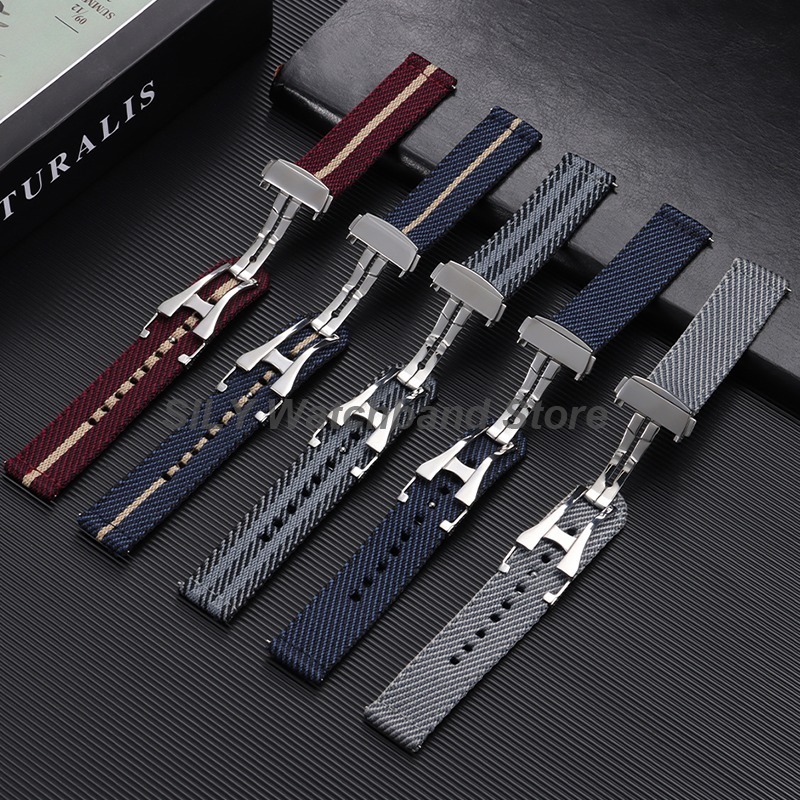 Correa de reloj de tela de lon - Canvas Strap Watch reseña y precio