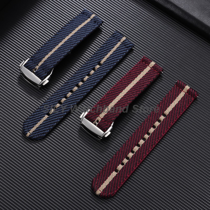 Correa de reloj de tela de lon - Canvas Strap Watch reseña y precio