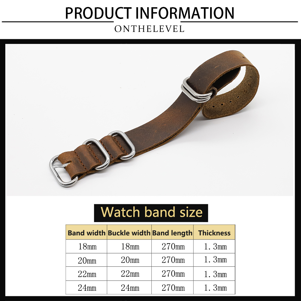 Correa de reloj de cuero genui - Suede Strap Watch reseña y precio