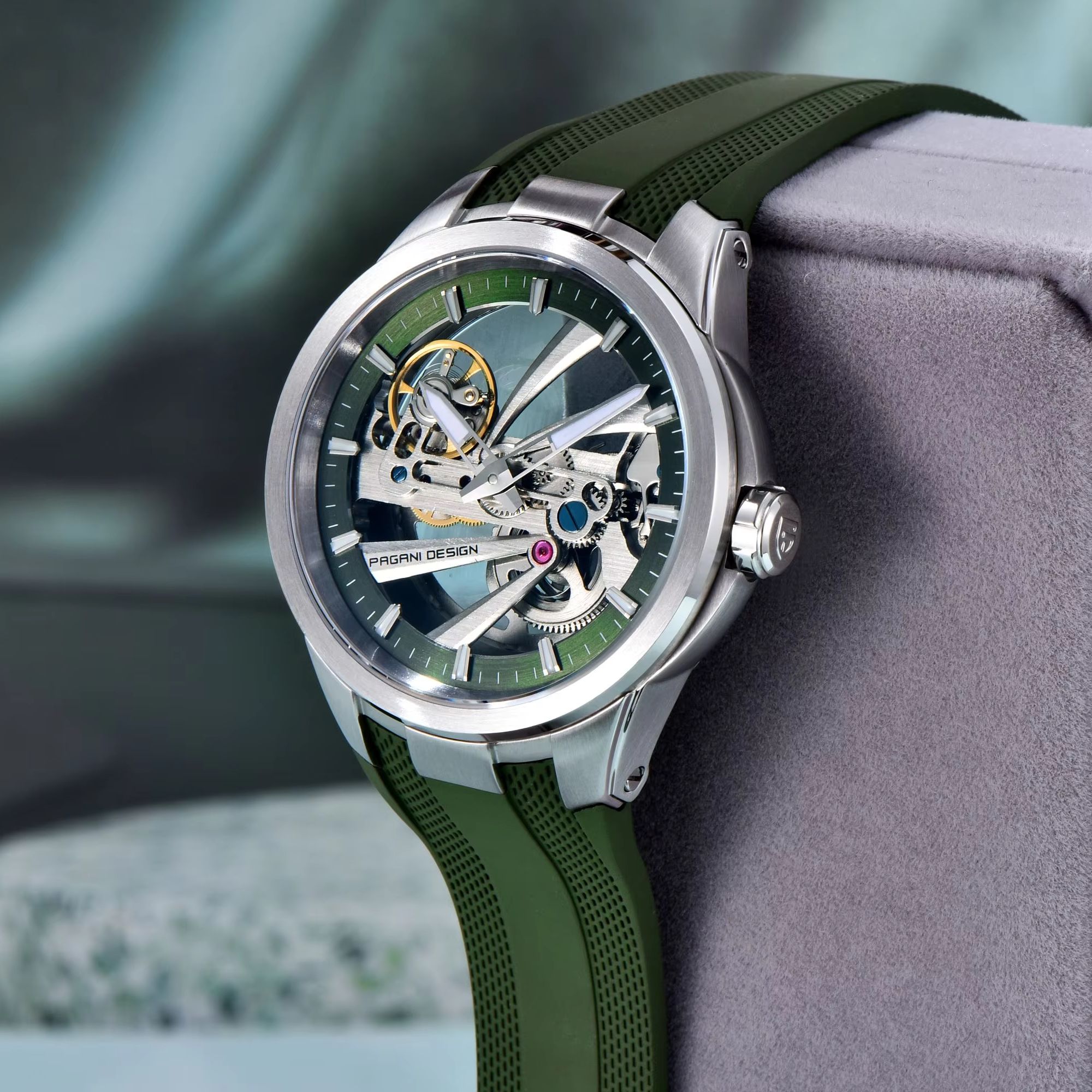 Reloj Mecánico PAGANI DESIGN P - Rubber Strap Diver reseña y precio