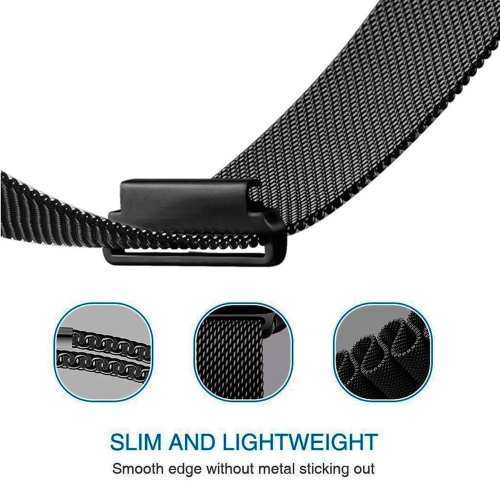Correa de Acero Inoxidable de  - Milanese Loop Magnetic reseña y precio