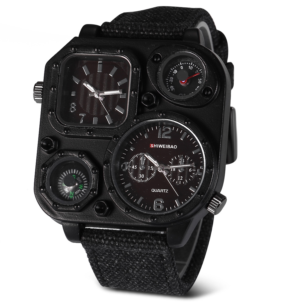 Relojes de cuarzo para hombre, - Canvas Strap Watch reseña y precio