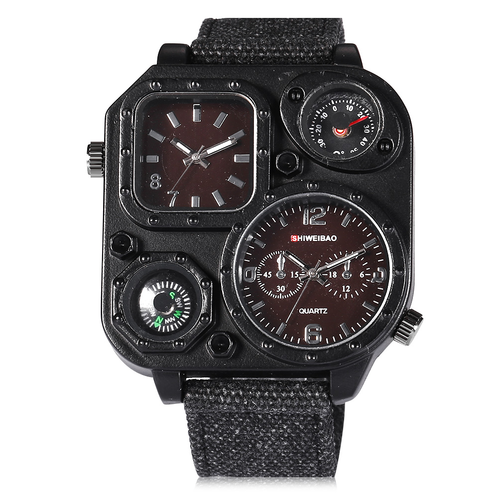 Relojes de cuarzo para hombre, - Canvas Strap Watch reseña y precio