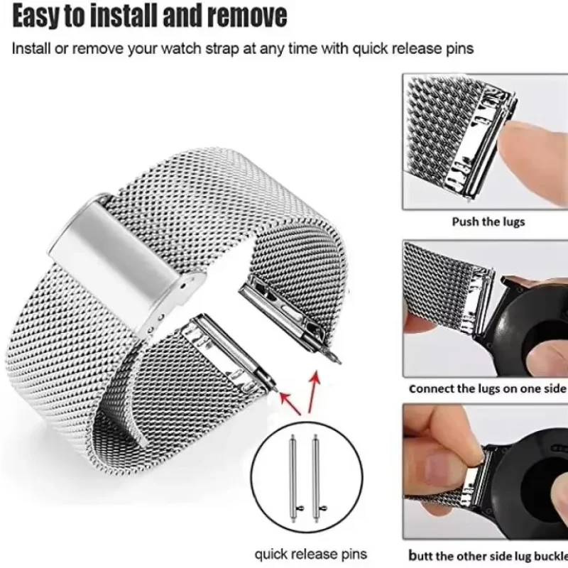 Correa de pulsera magnética mi - Milanese Loop Magnetic reseña y precio