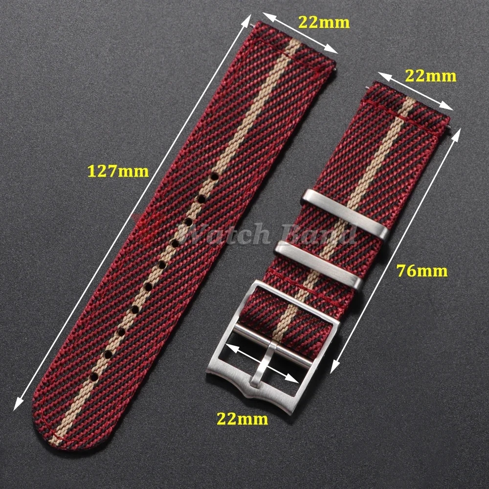 Correa de nailon de 20 a 22mm  - Nato Strap Nylon reseña y precio