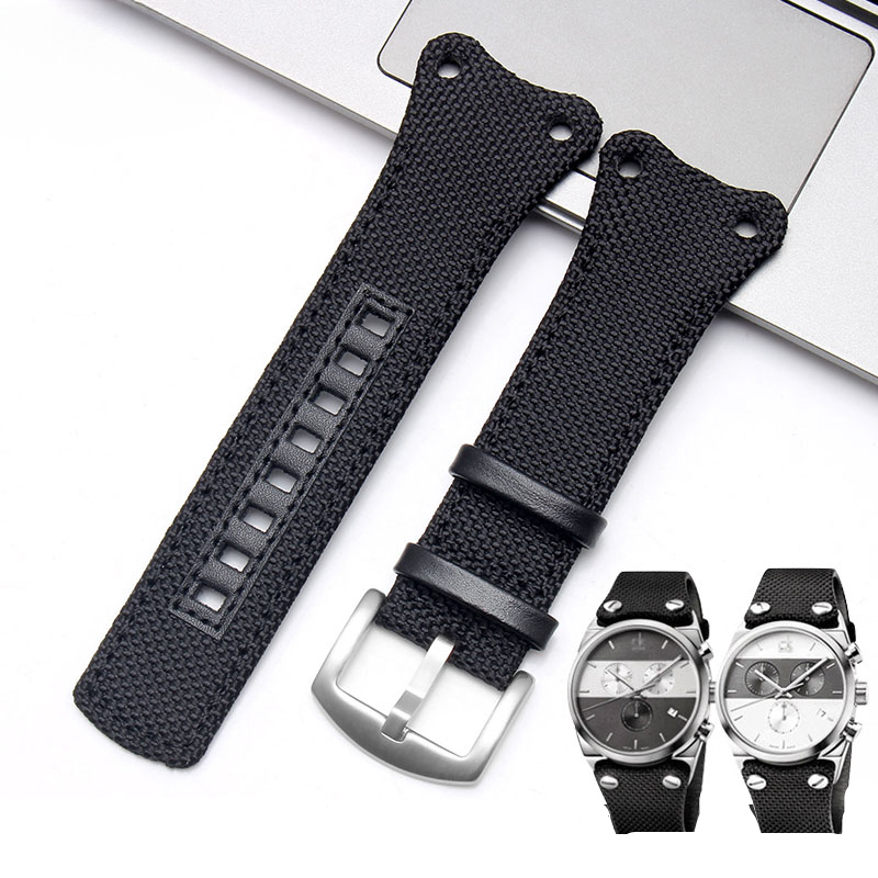 Correa de reloj antialérgico p - Canvas Strap Watch reseña y precio