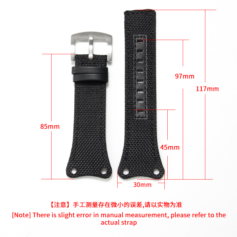 Correa de reloj antialérgico p - Canvas Strap Watch reseña y precio