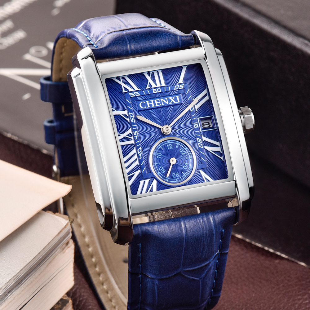 CHENXI 8216, relojes de pulser - Leather Watch Band Men reseña y precio