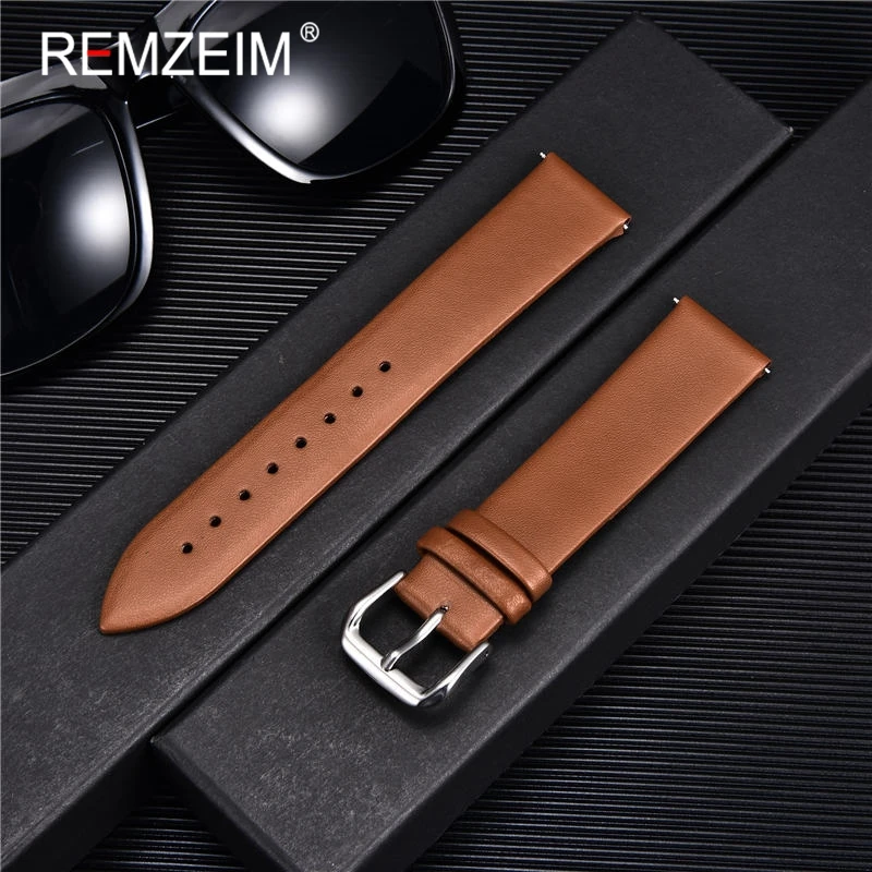 Correa de reloj de cuero genui - Suede Strap Watch reseña y precio