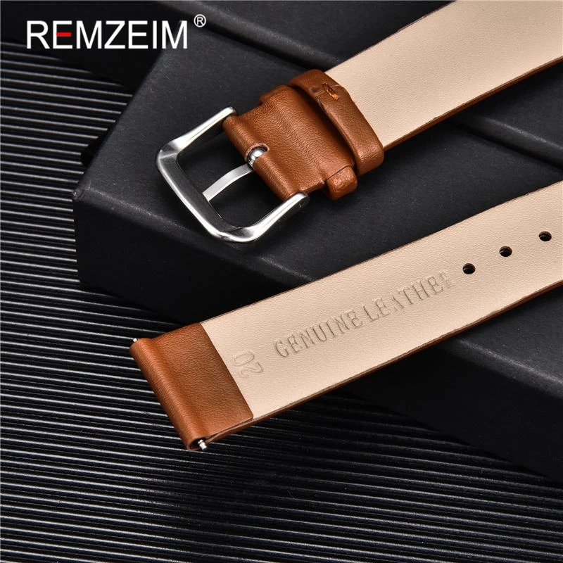 Correa de reloj de cuero genui - Suede Strap Watch reseña y precio