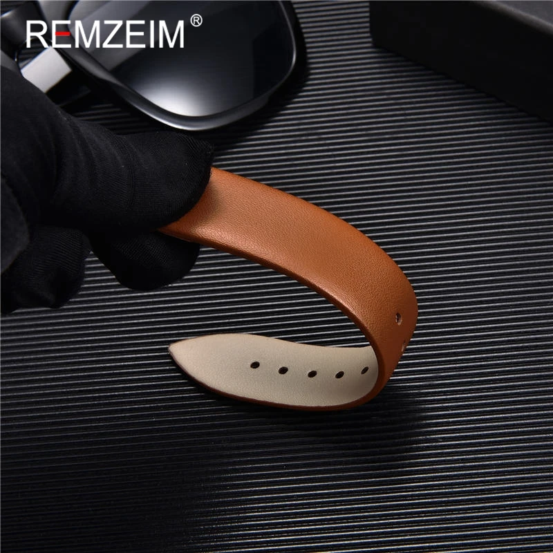 Correa de reloj de cuero genui - Suede Strap Watch reseña y precio