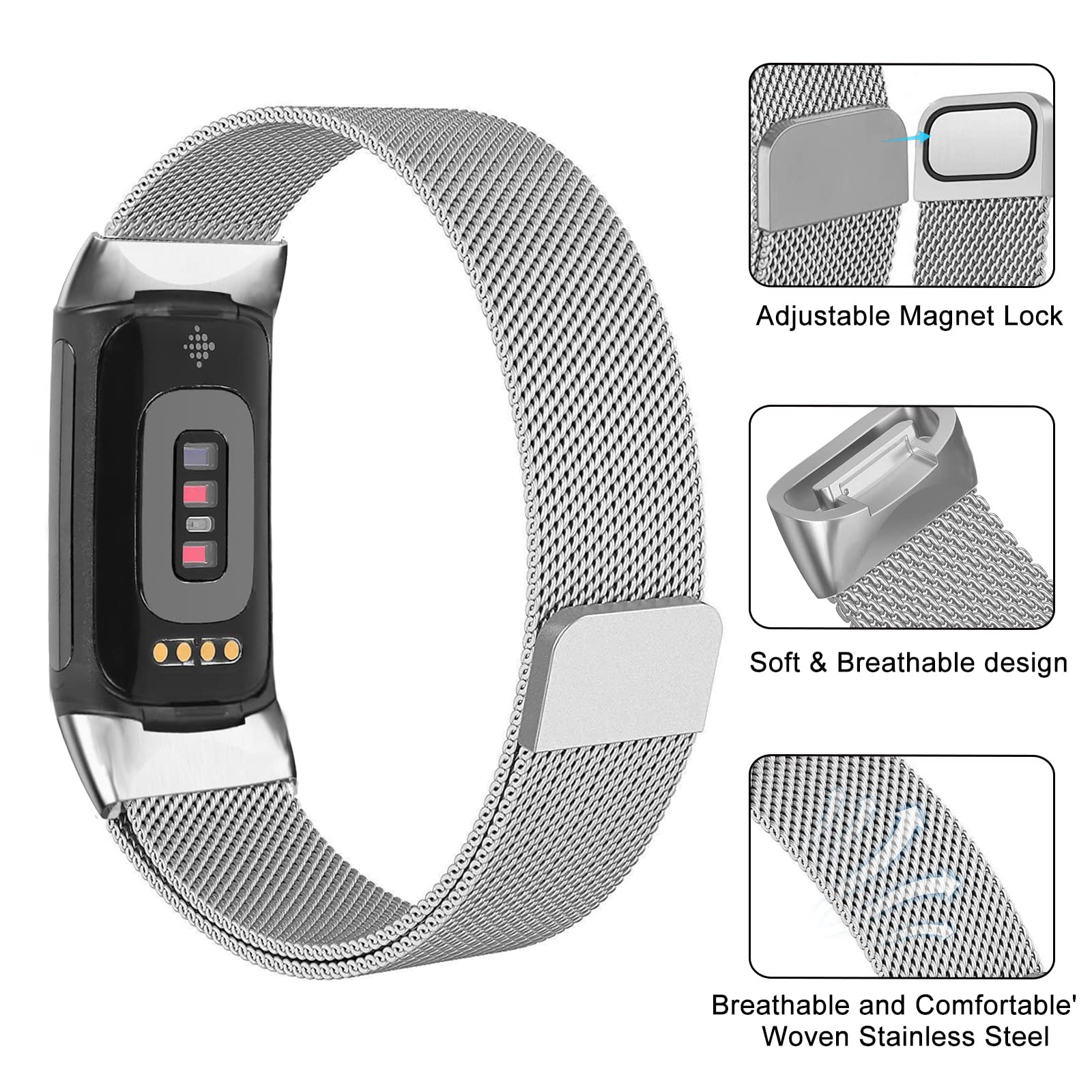 Milanese loop-pulsera magnétic - Milanese Loop Magnetic reseña y precio