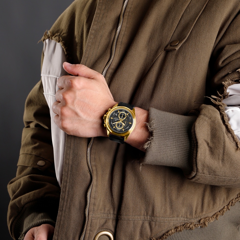 NAVIFORCE Relojes de pulsera c - Leather Watch Band Men reseña y precio